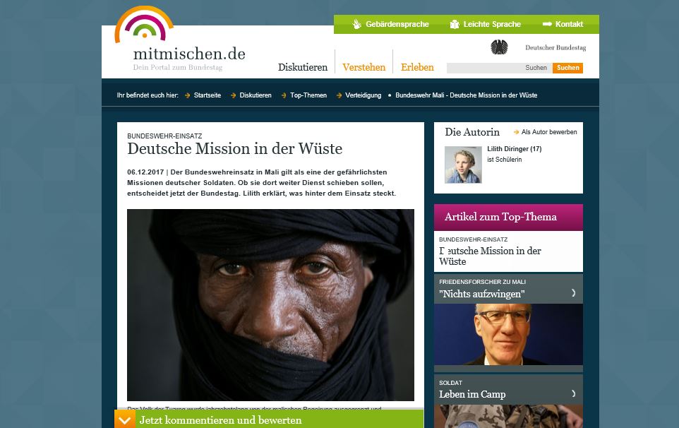 Bundeswehreinsatz-Mali